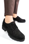 PANTOFI NEGRI CRO PIELE NATURALA INTOARSA DOLORES