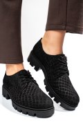 PANTOFI NEGRI CRO PIELE NATURALA INTOARSA DOLORES