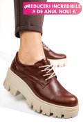 PANTOFI CASUAL FEMEI PIELE NATURALA MARO INCHIS 2S77080
