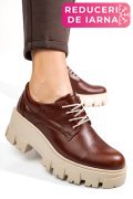 PANTOFI CASUAL FEMEI PIELE NATURALA MARO INCHIS 2S77080