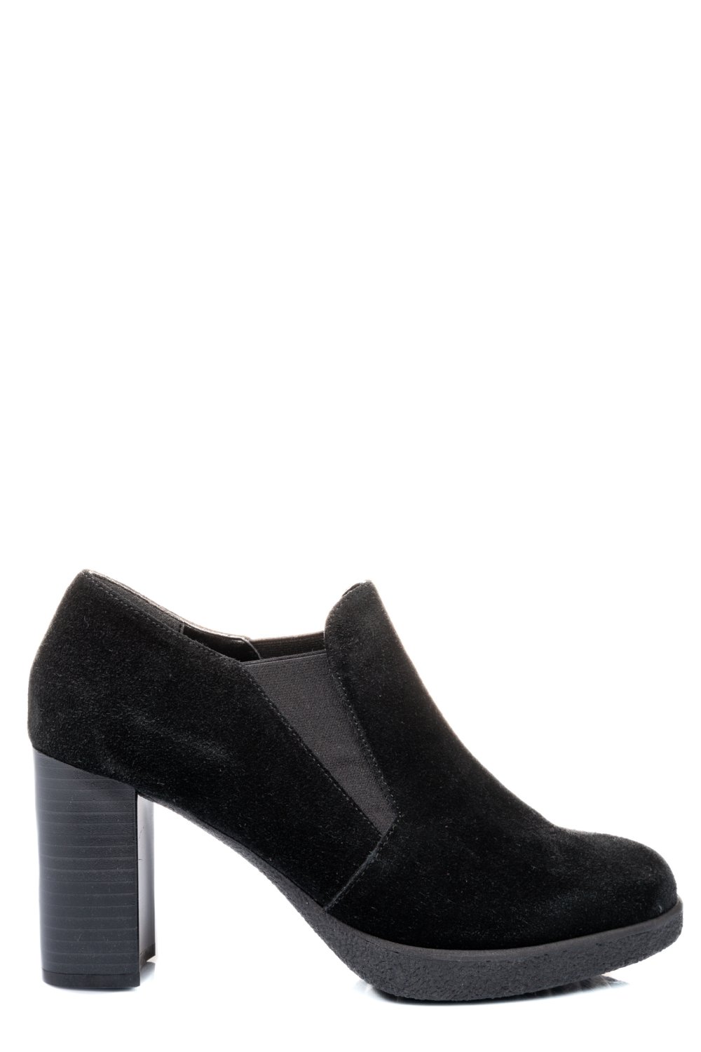 BOTINE NEGRE PIELE NATURALA INTOARSA DPC7012-02