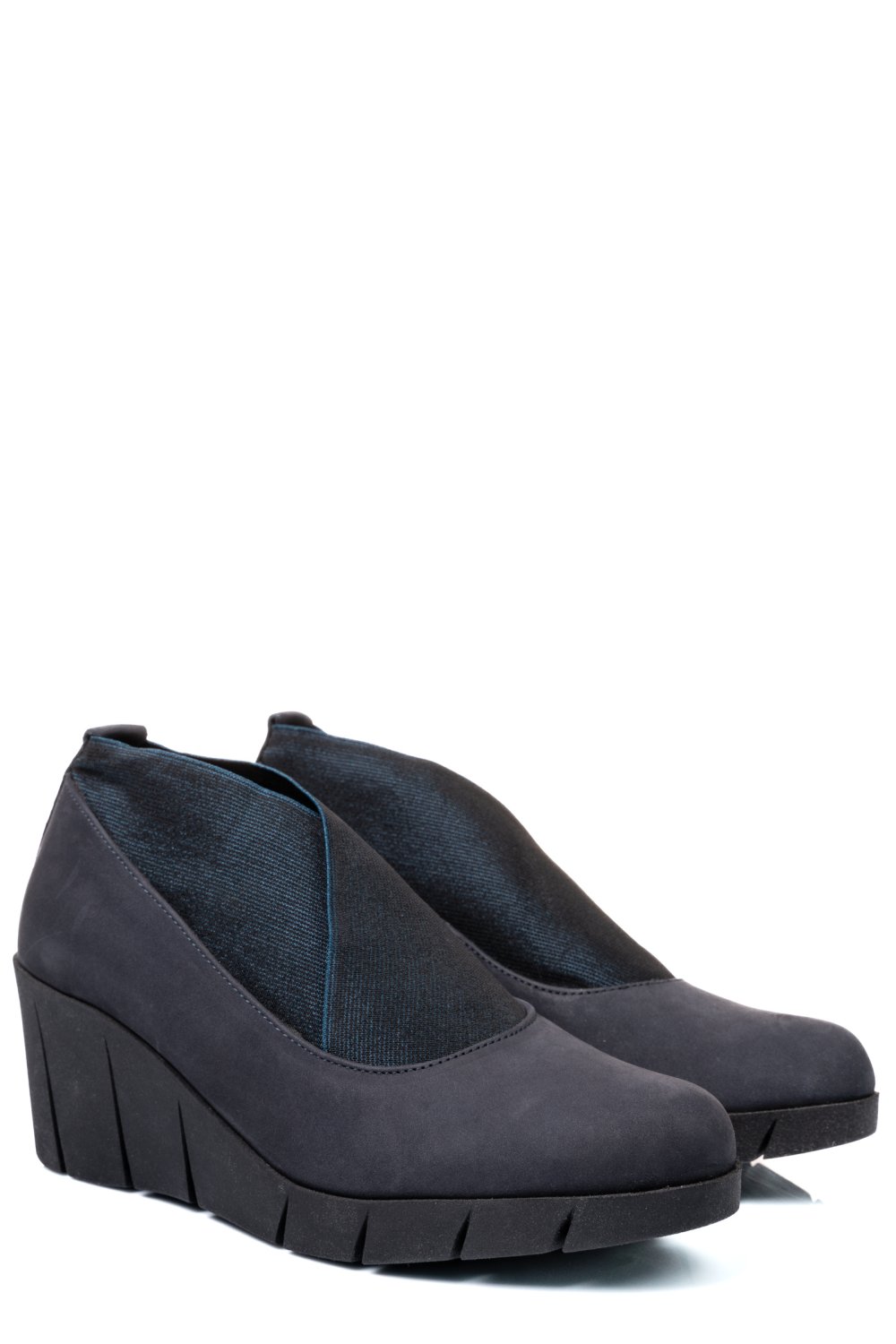 PANTOFI ALBASTRI PIELE NATURALA DPC4507-06