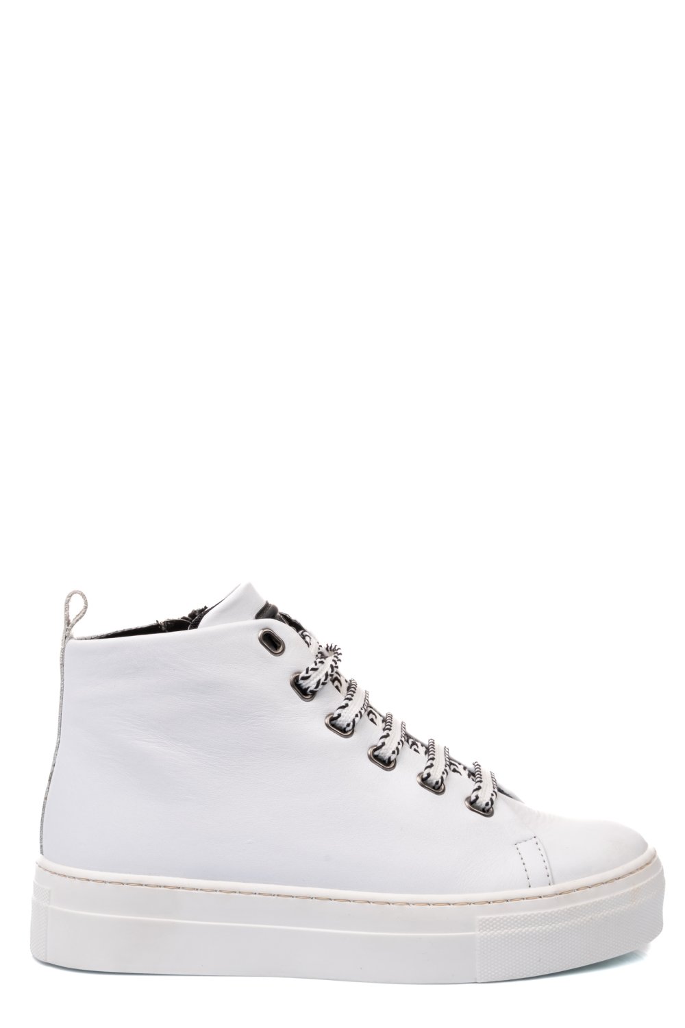 PANTOFI SPORT ALBI PIELE NATURALA DW20-F1078