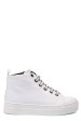 Pantofi sport albi piele naturala dw20-f1078