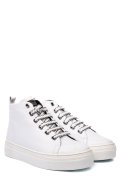 PANTOFI SPORT ALBI PIELE NATURALA DW20-F1078