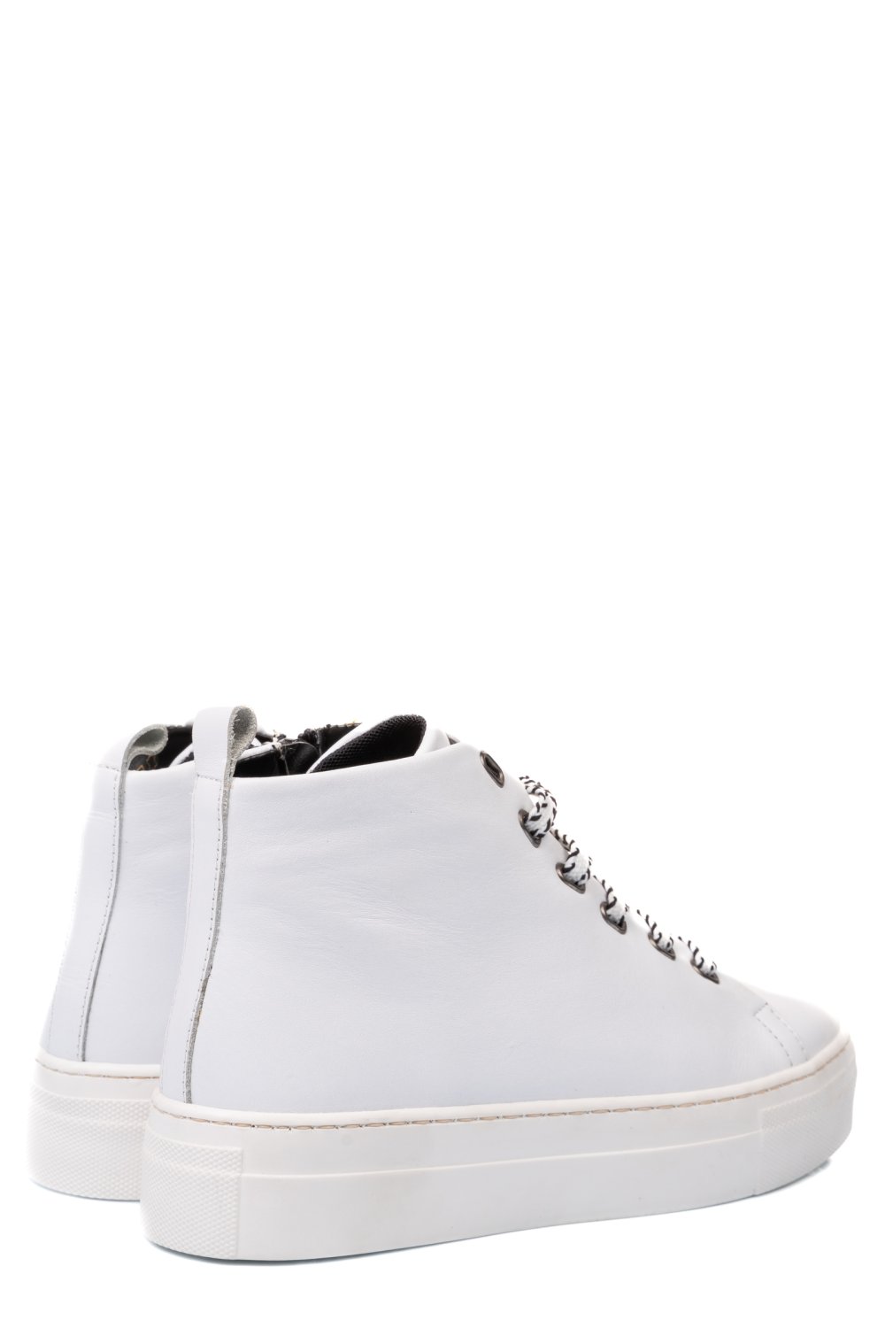 PANTOFI SPORT ALBI PIELE NATURALA DW20-F1078