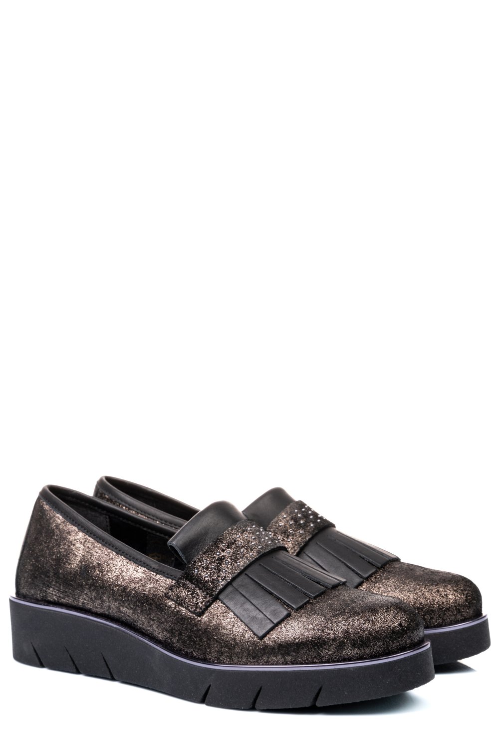 MOCASINI PEWTER PIELE NATURALA DPC2509-02