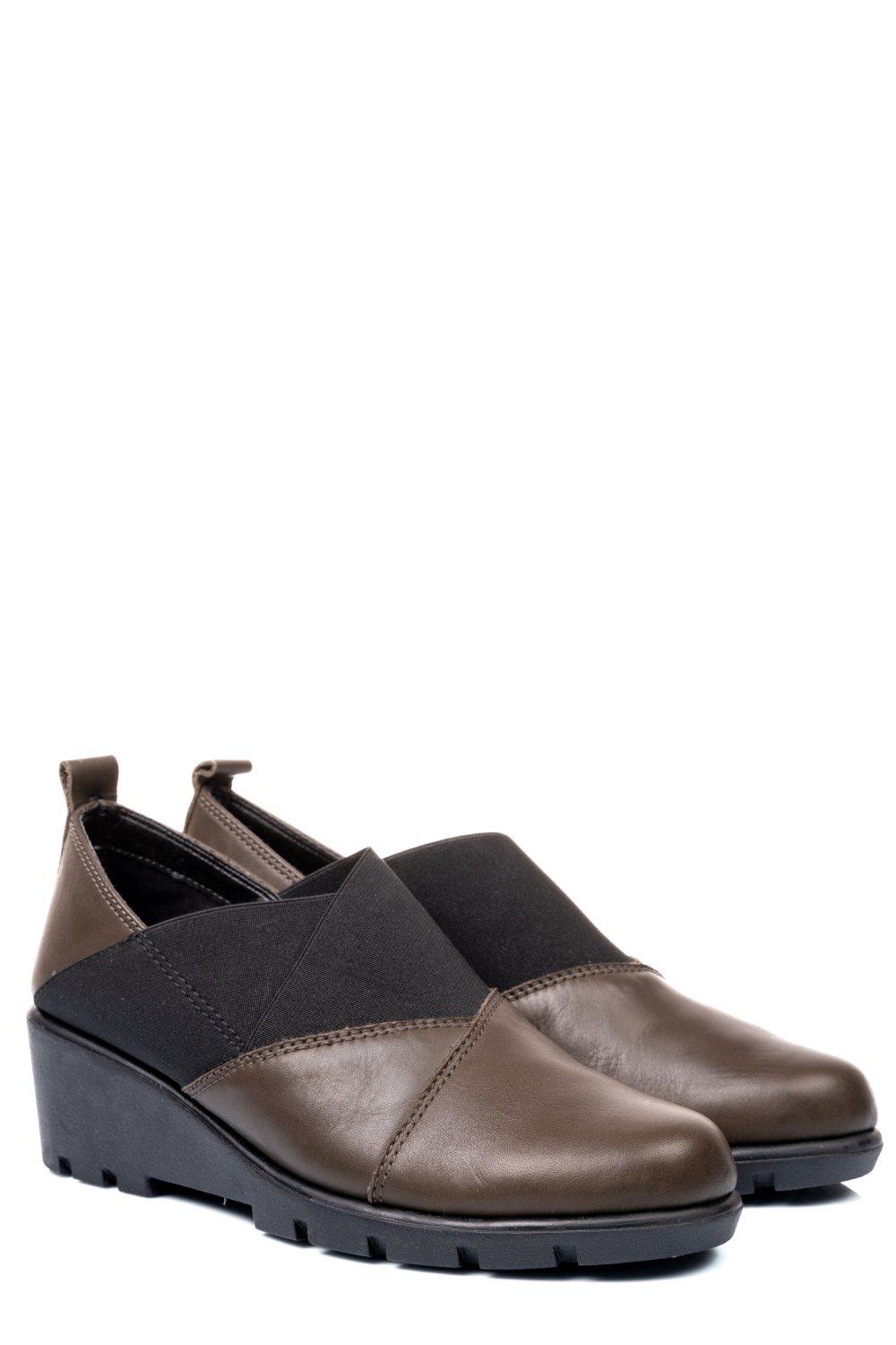 PANTOFI OLIVE PIELE NATURALA BPC413-16
