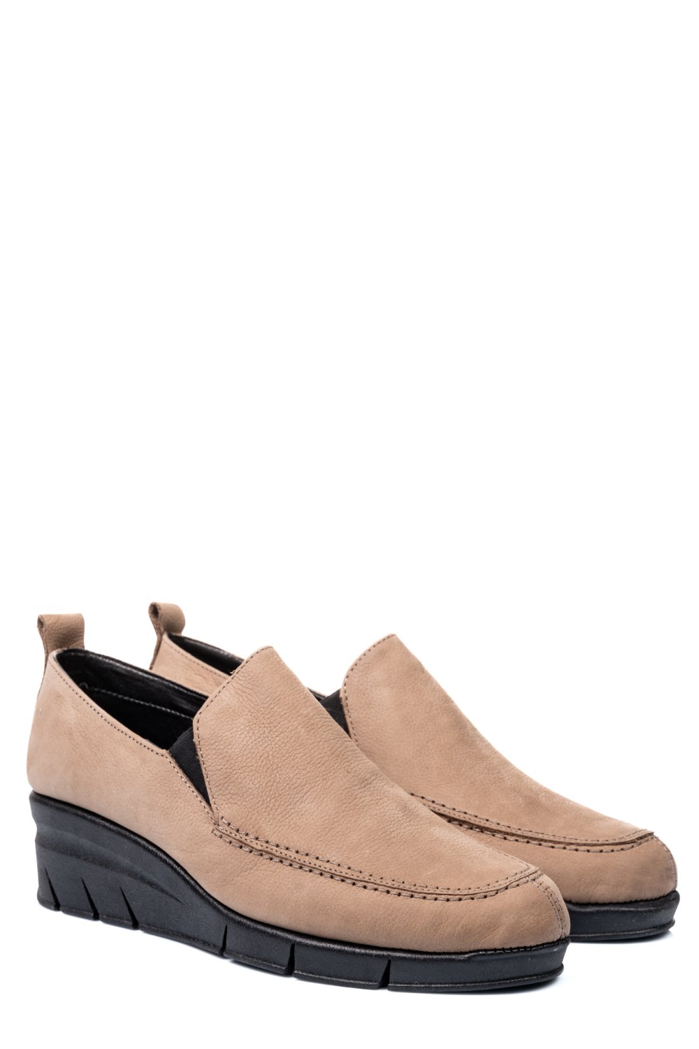 PANTOFI TAUPE PIELE NATURALA DW23-I3510