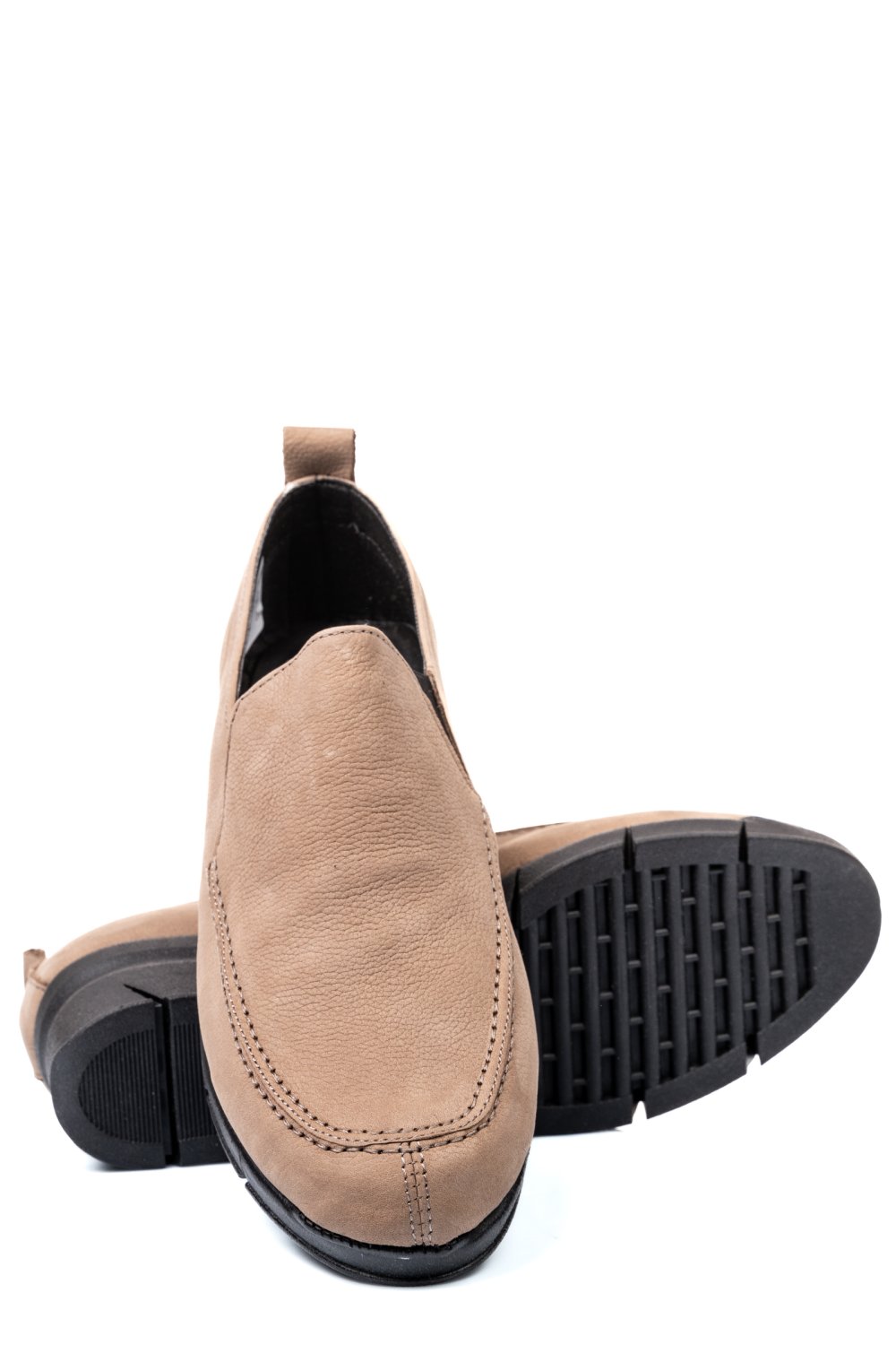 PANTOFI TAUPE PIELE NATURALA DW23-I3510