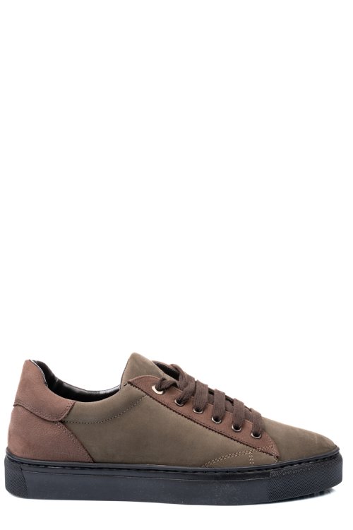 Pantofi sport olive piele naturala dw20-xb116