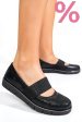 Pantofi negri piele naturala dpc1039-01