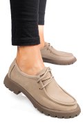 MOCASINI BEJ PIELE NATURALA 4S77247