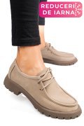 MOCASINI BEJ PIELE NATURALA 4S77247