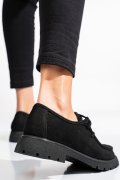 MOCASINI NEGRI PIELE NATURALA NABUK 4S77247