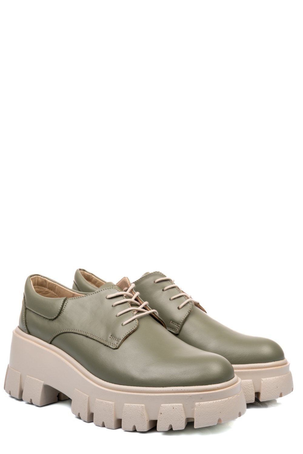 PANTOFI CASUAL FEMEI PIELE NATURALA OLIVE TALPA BEJ 2S77080