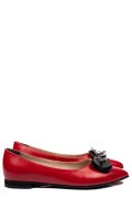 BALERINI ROSII PIELE NATURALA 3S7701