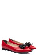 BALERINI ROSII PIELE NATURALA 3S7701
