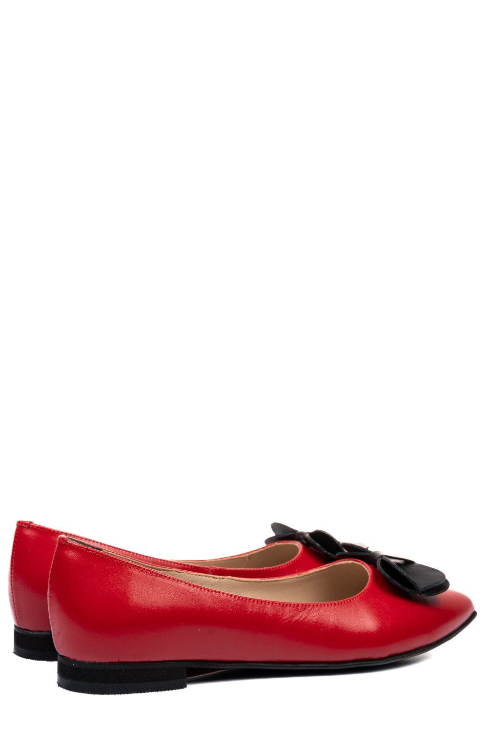 BALERINI ROSII PIELE NATURALA 3S7701