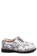 PANTOFI ALB FLORAL PIELE NATURALA 2S77025