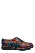 PANTOFI MULTICOLOR VIT PIELE NATURALA 2S77025