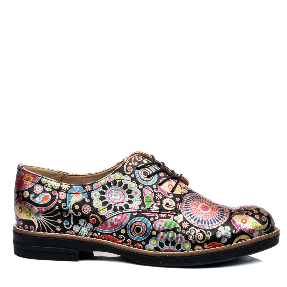 PANTOFI FLORAL PIELE NATURALA 2S77025