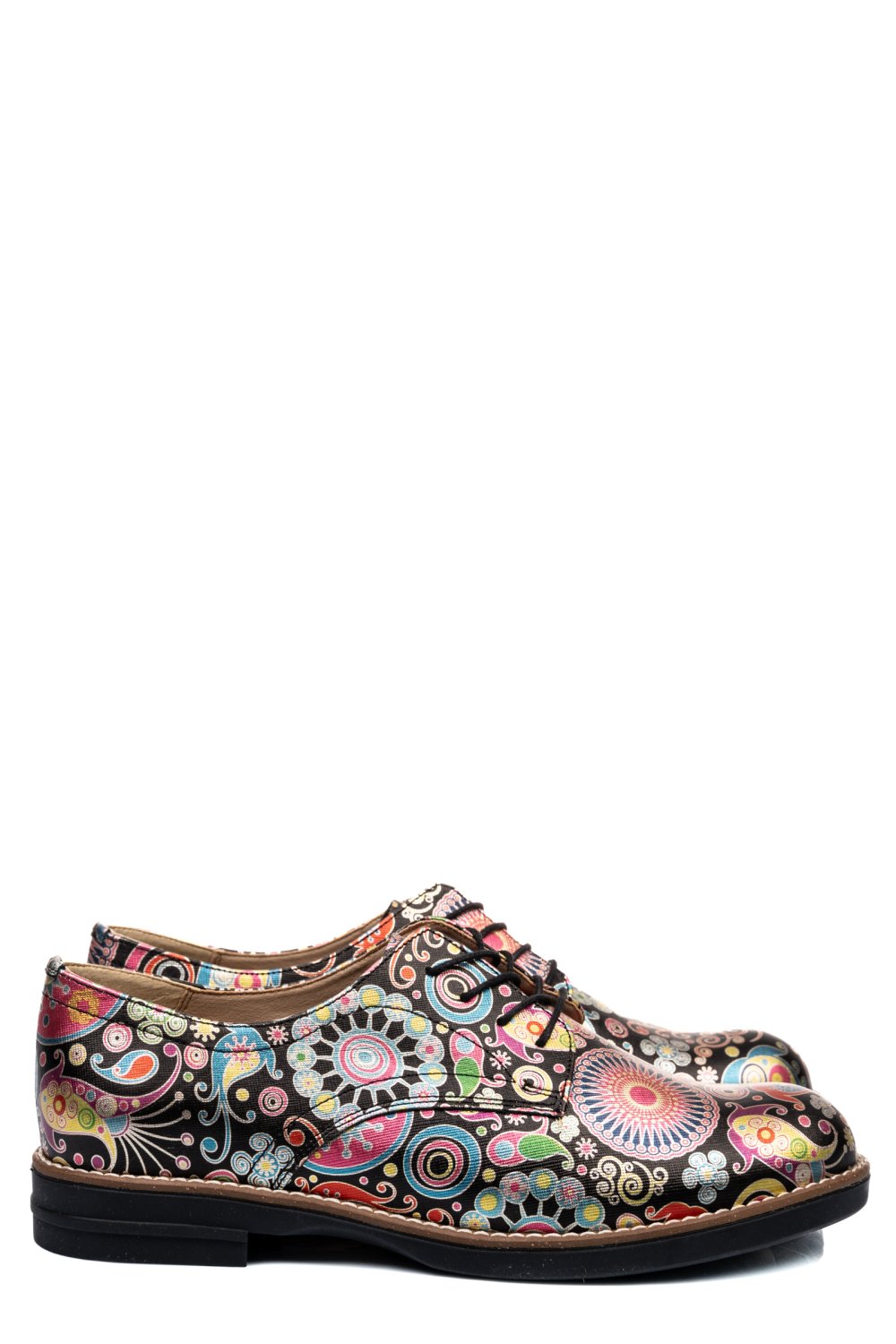 PANTOFI FLORAL PIELE NATURALA 2S77025