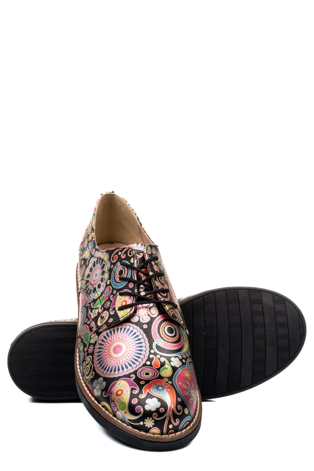 PANTOFI FLORAL PIELE NATURALA 2S77025