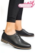PANTOFI NEGRI PIELE NATURALA APCK102