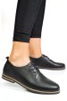 Pantofi negri piele naturala apck102
