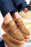 PANTOFI SPORT ANIMAL PRINT PIELE NATURALA INTOARSA FSP005016