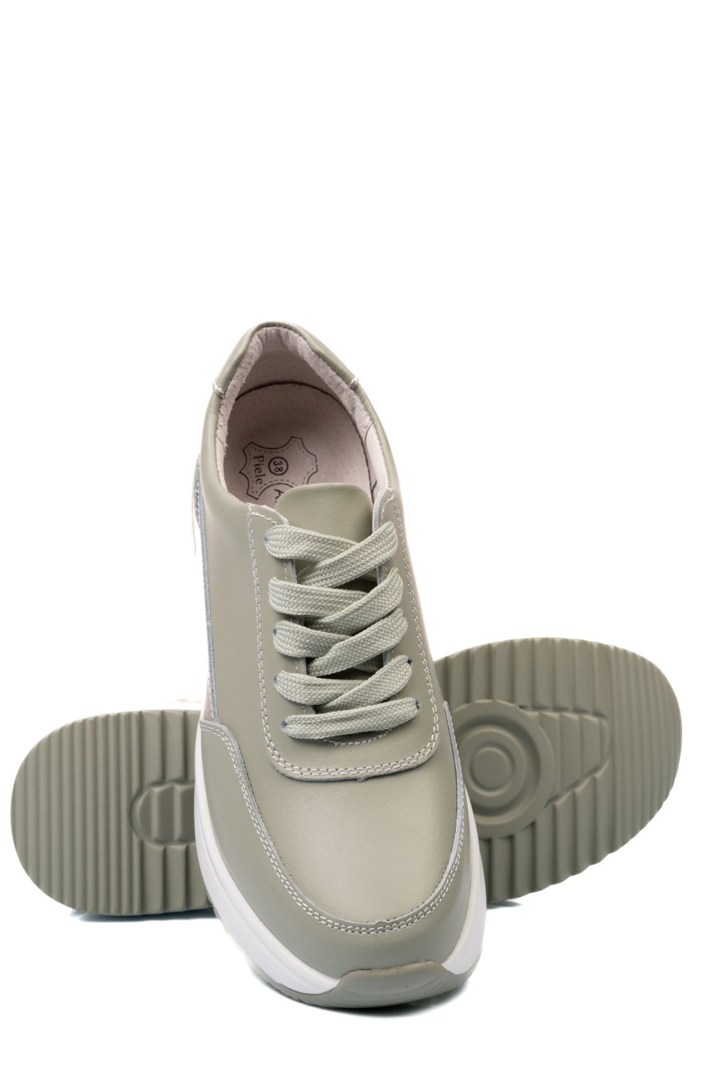 PANTOFI SPORT OLIVE PIELE NATURALA TSP3098