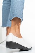 PANTOFI ALBI PIELE NATURALA TSP45