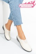 PANTOFI BEJ PIELE NATURALA TSP45