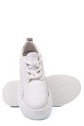 PANTOFI SPORT ALBI PIELE NATURALA FSP002291