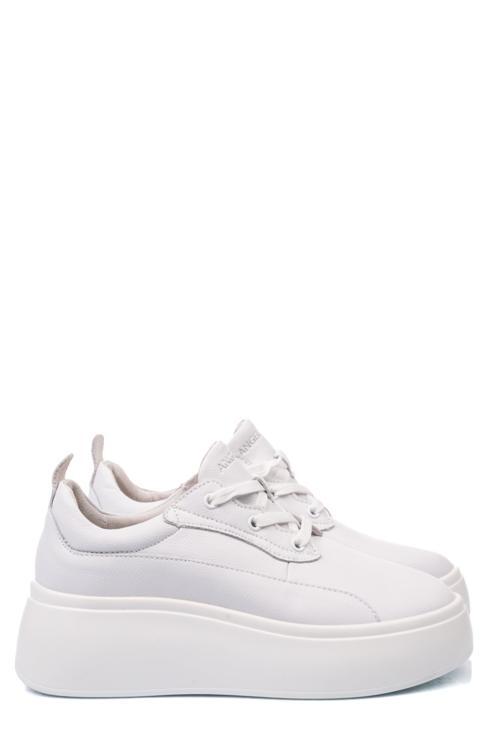 PANTOFI SPORT ALBI PIELE NATURALA FSP002291