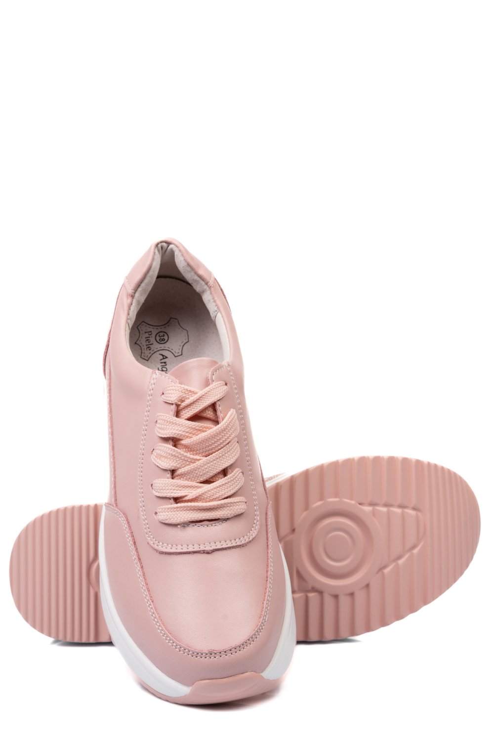 PANTOFI SPORT ROZ PIELE NATURALA TSP3098