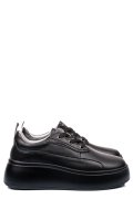 PANTOFI SPORT NEGRI PIELE NATURALA FSP002291