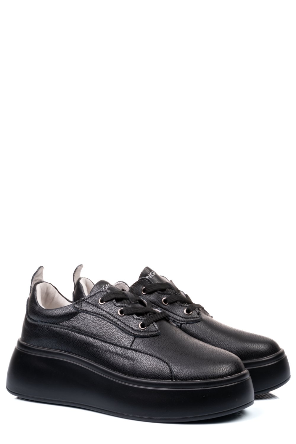 PANTOFI SPORT NEGRI PIELE NATURALA FSP002291