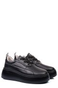 PANTOFI SPORT NEGRI PIELE NATURALA FSP002291