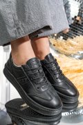 PANTOFI SPORT NEGRI PIELE NATURALA FSP005016