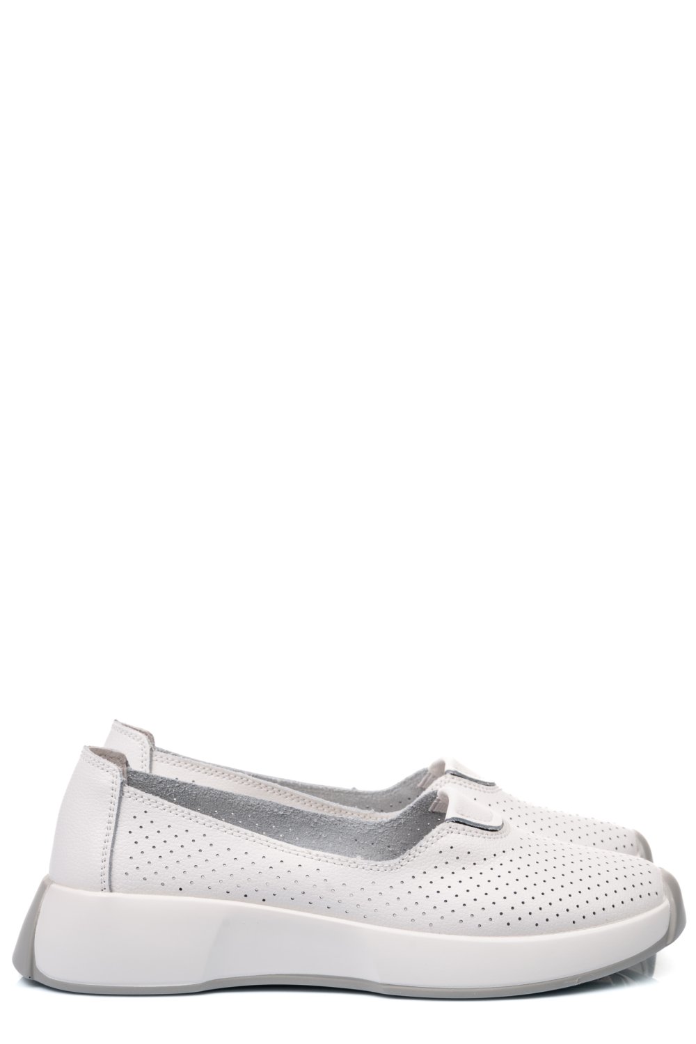 MOCASINI ALBI PIELE NATURALA FSP005003