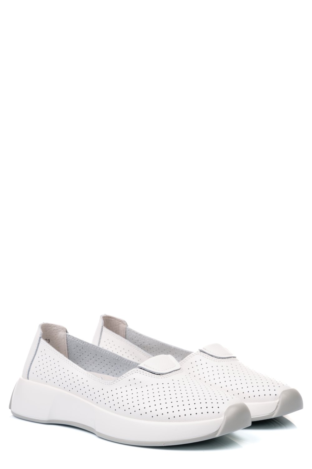 MOCASINI ALBI PIELE NATURALA FSP005003