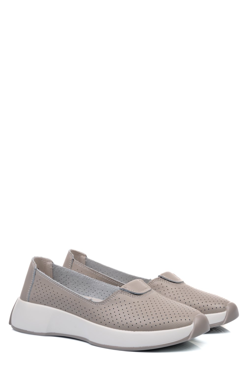 MOCASINI GRI PIELE NATURALA FSP005003