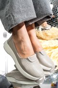 MOCASINI GRI PIELE NATURALA FSP005003