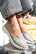 Mocasini gri piele naturala fsp005003