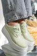 Pantofi sport verzi piele naturala fsp002291