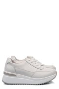 PANTOFI SPORT ALBI PIELE NATURALA TSP3098