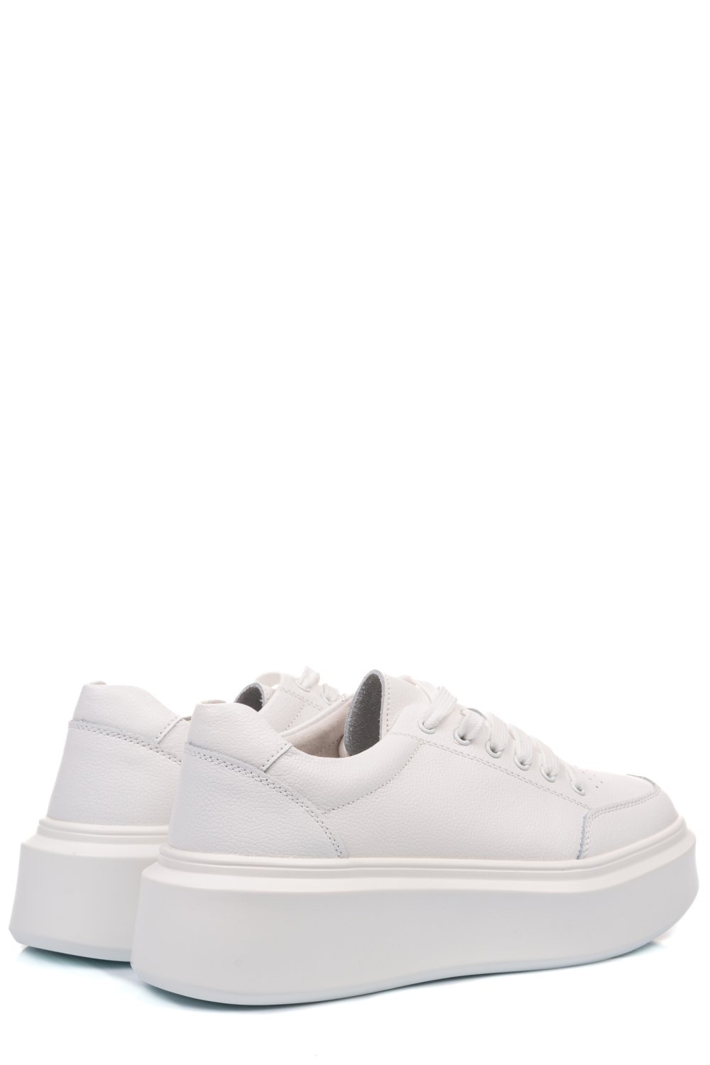 PANTOFI SPORT ALBI PIELE NATURALA FSP001672