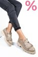 Mocasini dama piele naturala bej 3s7795